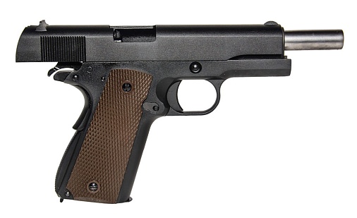 WE Пистолет Colt M1911 A1, greengas WE-E001A