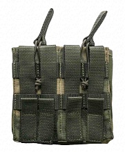 Подсумок Strike под 2 магазина АК / AR без клапана, A-TACS Camo кордура