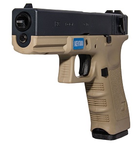 Пистолет WE Glock 18C gen.3 greengas tan (gp617b-tan)