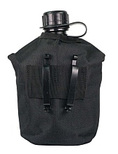 Фляга Tactical Arms 1L с котелком, чёрный