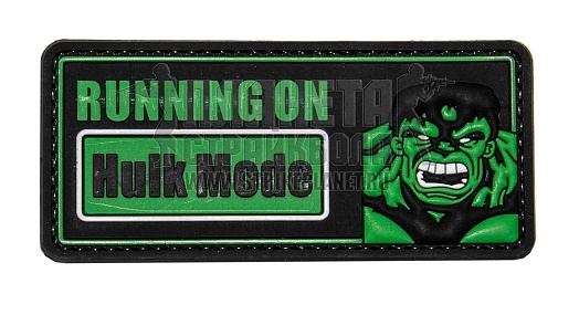 детальное фото Нашивка Zlo "Mode on Hulk" пвх интернет-магазин "Планета страйкбола"