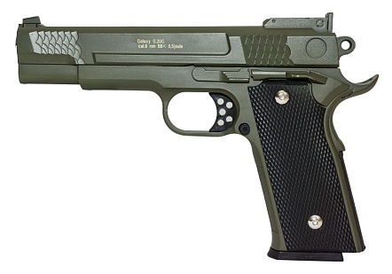 фото детально galaxy пистолет smith & wesson 945, спринг, зеленый (g20g) интернет-магазин "Планета страйкбола"