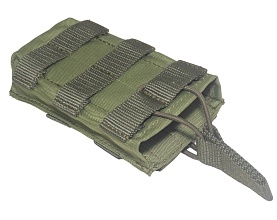 Подсумок под магазин АК / AR без клапана, хаки оксфорд
