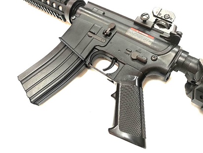 Автомат Cyma M4 CQB RIS, 119 м/с, пластик c глушителем (cm506) (Б/У)