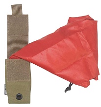 Подсумок Strike с красной лентой, койот кордура