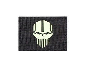 детальное фото Нашивка Strike "Warhammer 40000. Железные воины / Iron warriors", 80х50 мм, черный, лазерная резка интернет-магазин "Планета страйкбола"