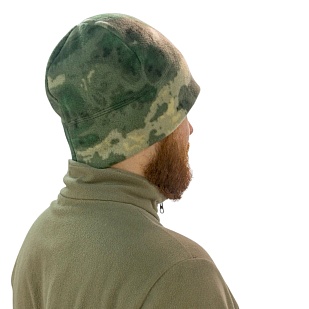 Шапка Strike Хелико-250 флис р-р 56, A-TACS Camo