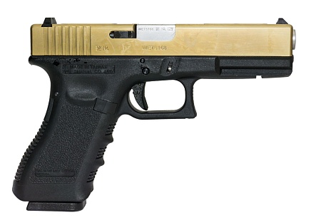 WE Пистолет Glock 18C gen.3, greengas, Titanium version (WE-G002A-TG)