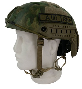 Нашивка Strike Группа крови A (II) Rh+, черный олива