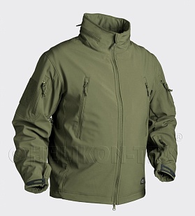 куртка helikon-tex gunfigter soft shell windblocker xl jungle green (ku-gun-fm-27)