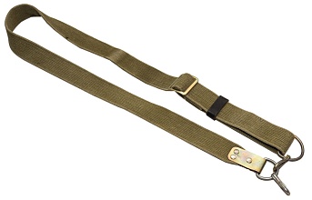 детальное фото для раздела Ремень для АК, 2 карабина, брезент (Б/У) интернет-магазин "Планета страйкбола»