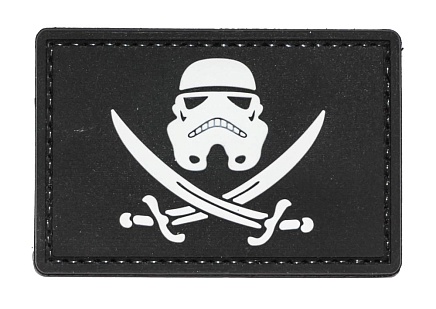 детальное фото Нашивка Zlo "Stars wars stormtrooper pirate" интернет-магазин "Планета страйкбола"