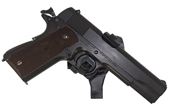 детальное фото Кобура Strike TRIG для пистолета Colt Hi Capa на MOLLE, пластик, черный интернет-магазин "Планета страйкбола"