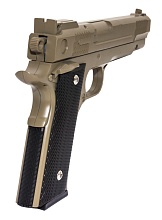 Пистолет Galaxy Smith & Wesson 945 спринг, tan (g20d) (уценка)