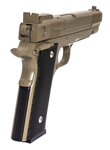 Пистолет Galaxy Smith & Wesson 945 спринг, tan (g20d) (уценка)