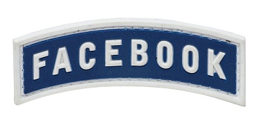 детальное фото Нашивка Zlo "Facebook" дуга интернет-магазин "Планета страйкбола"