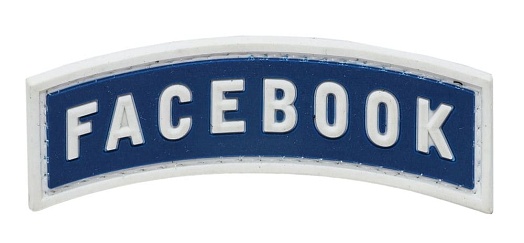 детальное фото Нашивка Zlo "Facebook" дуга интернет-магазин "Планета страйкбола"