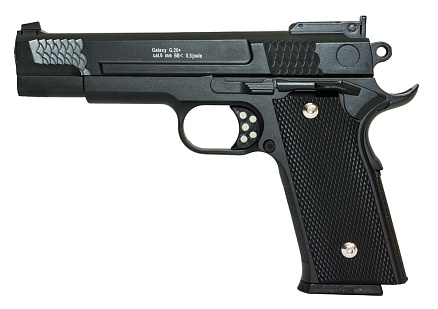 фото детально galaxy пистолет smith & wesson 945 с кобурой, спринг (g20+) интернет-магазин "Планета страйкбола"