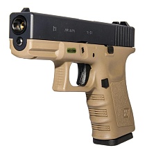 WE Пистолет Glock 19 gen.3, greengas, tan (WE-G003A-TAN)