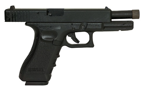 KJW Пистолет Glock 17, грингаз, резьба под глушитель (kp-17-tbc)