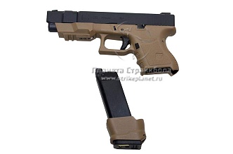 WE Пистолет Glock 33, tan