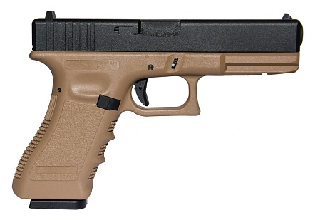 KJW Пистолет Glock 18, CO2, tan (CP627-TAN)