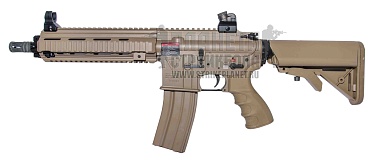фото детально g&g автомат hk416 short, tan (tgr-418-sht-dbb-ncm-2) интернет-магазин "Планета страйкбола"