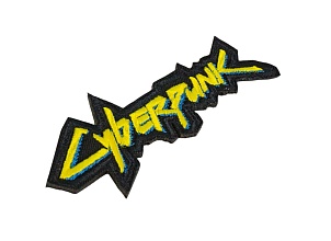Нашивка Strike "Cyberpunk" 100х20 мм, желтый
