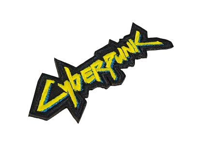 Нашивка Strike "Cyberpunk" 100х20 мм, желтый