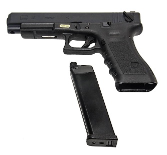 Пистолет WE Glock 35 gen.3 greengas (we-g009a-bk)