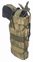 детальное фото Кобура для пистолета c ЛЦУ/фонарем Strike правая, A-TACS Camo интернет-магазин "Планета страйкбола"