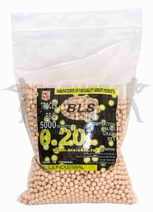 детальное фото для раздела Шары BLS 0.20г. 5000шт. трассерные красные (1kg-th2r) интернет-магазин "Планета страйкбола»