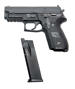 WE Пистолет Sig Sauer P229 Rail, Greengas (WE-F005A-BK-F229 R)