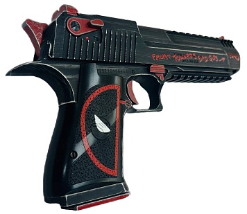 Пистолет Cybergun Desert Eagle L6 DeadPool Edition, greengas