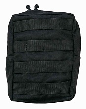 детальное фото Подсумок Strike утилитарный вертикальный, черный кордура интернет-магазин "Планета страйкбола"