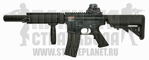 фото детально g&g автомат tr4 cqb-s 130-140 м/с (tgr-016-cqs-bbb-ncm-2) интернет-магазин "Планета страйкбола"