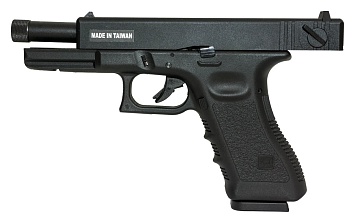Пистолет KJW Glock 18 CO2 резьба под глушитель (kp-18-tbc.co2-bk)