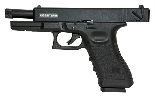 Пистолет KJW Glock 18 CO2 резьба под глушитель (kp-18-tbc.co2-bk)