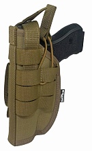 детальное фото Кобура для пистолета Strike левая, койот кордура интернет-магазин "Планета страйкбола"