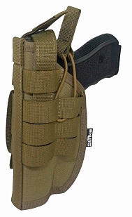 детальное фото Кобура для пистолета Strike левая, койот кордура интернет-магазин "Планета страйкбола"