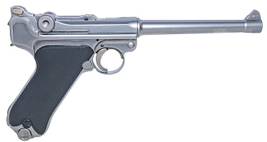 WE Пистолет Luger 'Parabellum' P08 6", хром (WE-P005)
