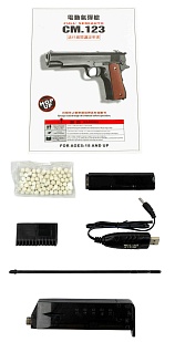 Cyma Пистолет Colt M1911, электро (cm123)