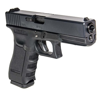 WE Пистолет Glock 17 gen.3, greengas (we-g001a-bk)