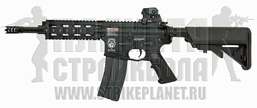 фото детально g&g автомат gr16 cqw rush, черный (egr-16p-rsh-bbb-ncm) интернет-магазин "Планета страйкбола"