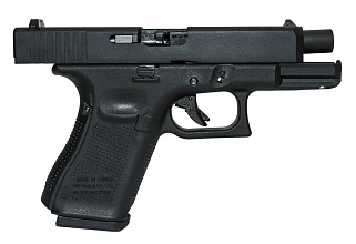 Пистолет WE Glock 19 Gen. 5, сменные накладки (we-g003vb-bk)