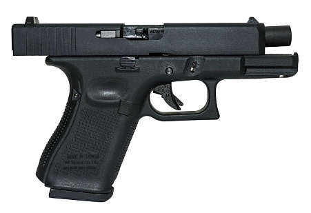 Пистолет WE Glock 19 Gen. 5, сменные накладки (we-g003vb-bk)