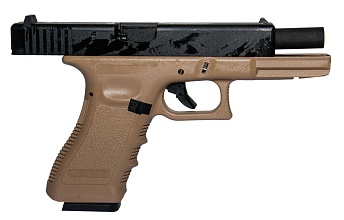 KJW Пистолет Glock 18, greengas, tan (kp-18-tan)