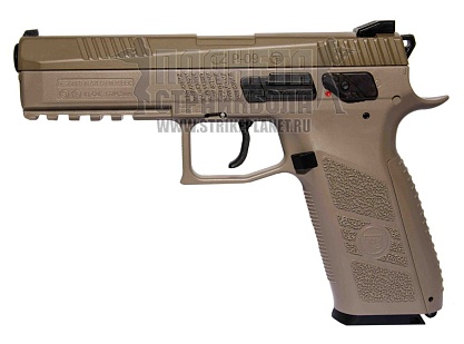 пистолет пневматический asg cz p-09 fde tan 4.5мм