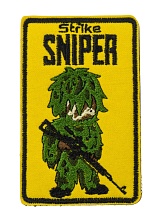 детальное фото Нашивка Strike "Страйкеры. Sniper / Снайпер" интернет-магазин "Планета страйкбола"