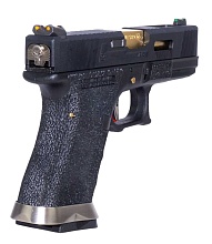 Пистолет WE G19 T1 – BK Slide / GD Barrel / BK Frame (we-g003wet-1)